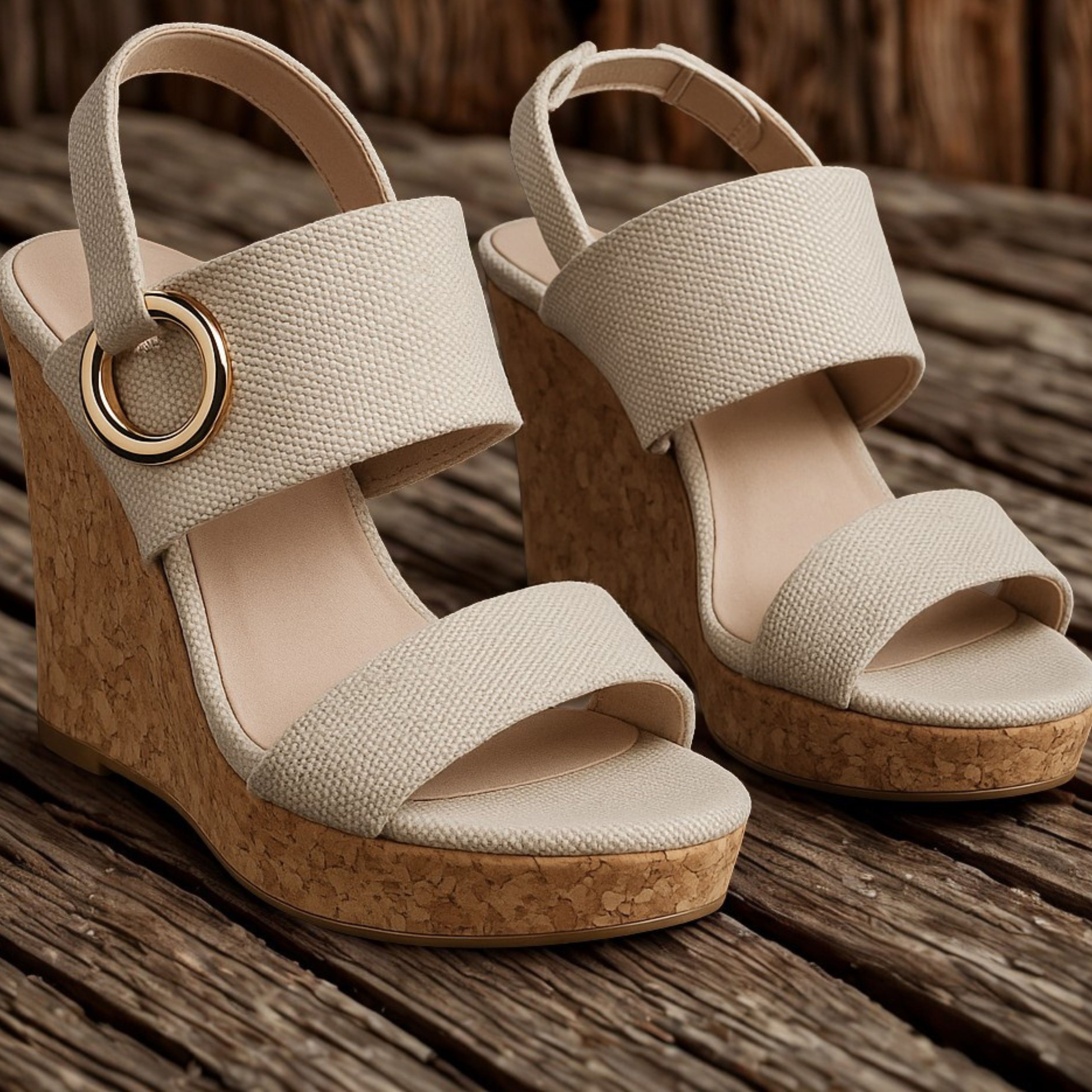 ZAYA| Sandalia Taco Corcho Alto